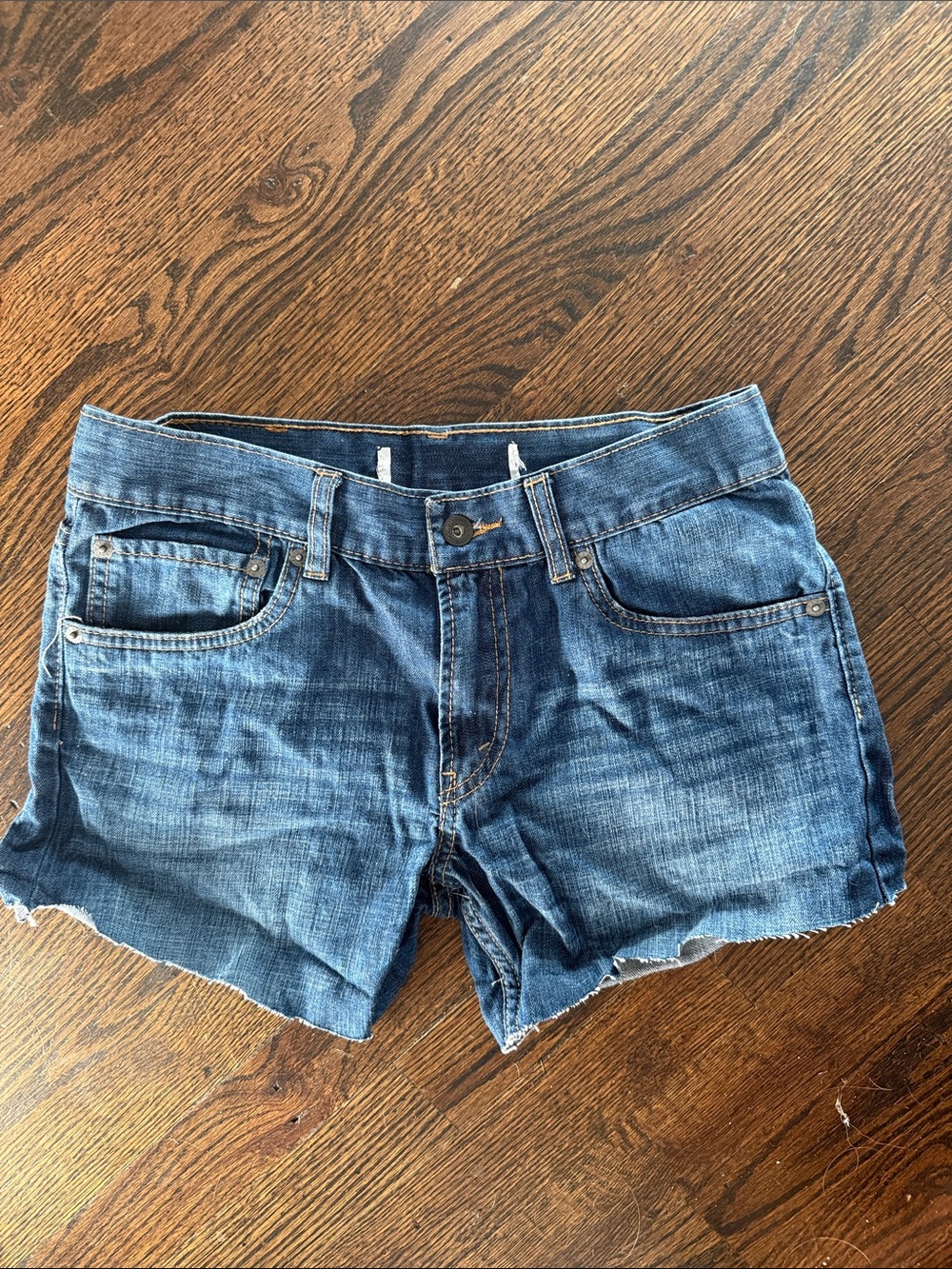 Levi’s 513 Denim Cutoff Women's Shorts - Blue 28